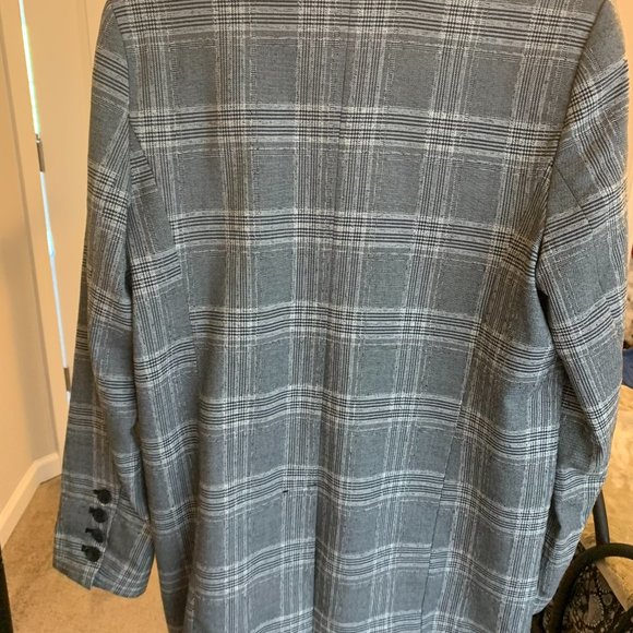 FREE PEOPLE_Sporty Oversize Blazer_Black Combo_Size Medium - Picture 4 of 5